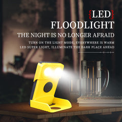 Outdoor Solar Power Bank 5000mAh – Portable Camping Charger & Emergency Mobile Power Supply with LED Light | EYONGPV OWL-CSP