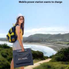 EYONGPV EYF60-20SP3 Solar Panel Charger for Smartphones 60W Super Fast Charge Foldable Outdoor Power